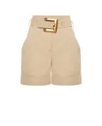 Balmain Шорты Grain de poudre с поясом - Артикул: GF1PA375CG43