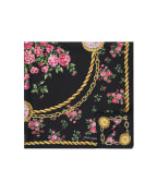 Dolce&Gabbana Платок из шелка в цветочный принт - Артикул: FN090R-GDDLM