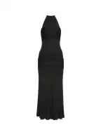 Balmain Сукня з паєтками з відкритою спиною - Артикул: HF1RPB85KK09