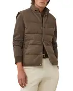 Ralph Lauren Purple Label Пуховый жилет Whitwell из шерстяной смеси - Артикул: 790982907001