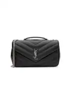 Saint Laurent Сумка LOULOU Medium из овечьей кожи - Артикул: 801439-AAE4Y