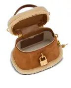Balmain Сумка Pulse Vanity з овечої замші - Артикул: HN1BH004LMOS