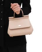 Dolce&Gabbana Кожаная сумка Sicily Medium - Артикул: BB6003-B1001