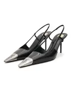Saint Laurent Туфлі-човники JEANNE з глянсової шкіри - Артикул: 853184-AAFAN