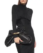 Balmain Сумка DINNER AT 8 medium з овечої шкіри - Артикул: HN0BH092LNPH