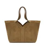 Saint Laurent Cумка-тоут Y Small из телячьей замши - Артикул: 835274-C0X0W