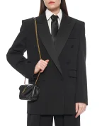 Saint Laurent Двобортний жакет із вовни - Артикул: 828008-Y7E63