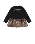 Dolce&Gabbana Дитяча сукня з леопардовим принтом - Артикул: L5JDAW-G7PRY-B