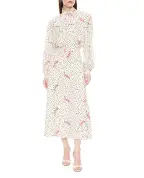 Valentino Платье в принт логотипа Plus De Pois - Артикул: 9B3VAKR5A9N