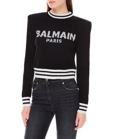 Balmain Вовняний светр - Артикул: XF1KA000KB01