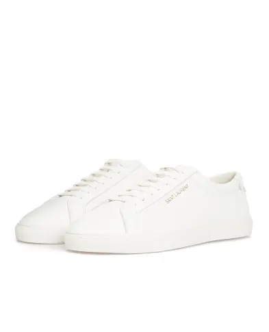 Saint Laurent Кожаные сникеры Andy - Артикул: 606831-0M500