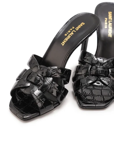 Saint Laurent Шлепанцы Classic Tribute - Артикул: 669431-AACSS