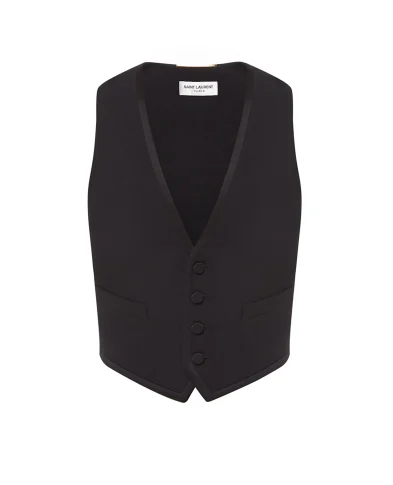 Saint Laurent Шерстяной жилет - Артикул: 647510-Y512W
