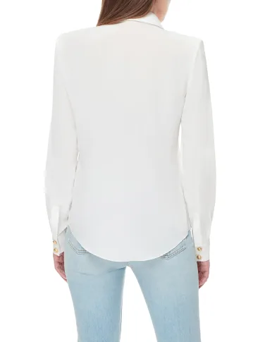 Balmain Шовкова блуза - Артикул: YF1HS050SB66