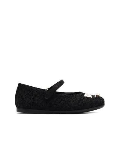 Dolce&Gabbana Дитячі шкіряні балетки - Артикул: D20057-A9158