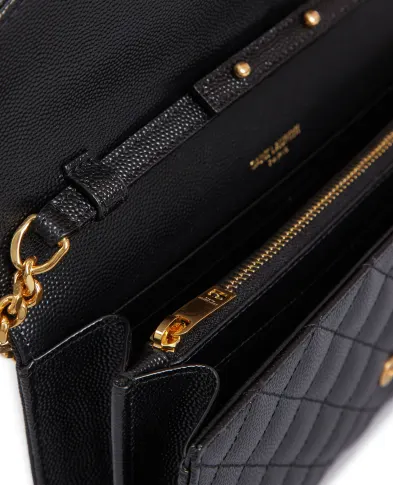 Saint Laurent Шкіряна сумка Envelope Chain Wallet - Артикул: 620280-BOW91