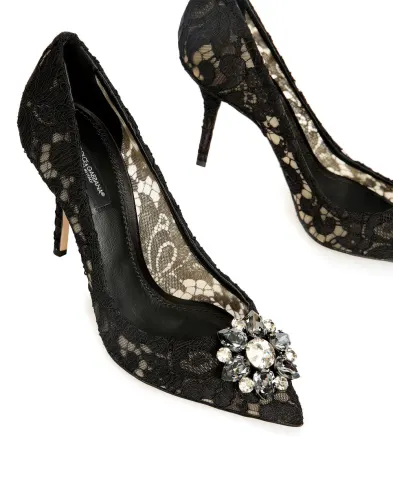 Dolce&Gabbana Мереживні човники Rainbow Lace - Артикул: CD0101-AL198