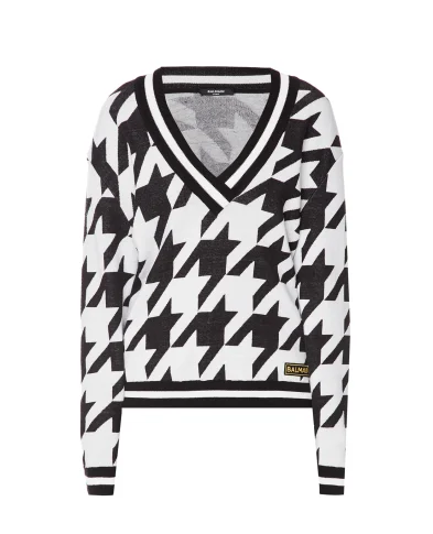 Balmain Шерстяной пуловер - Артикул: YF1KB005KC09