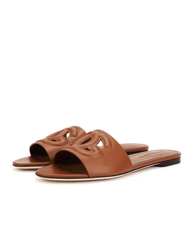 Dolce&Gabbana Шкіряні мюлі - Артикул: CQ0436-AY329