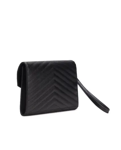 Saint Laurent Шкіряний клатч Cassandre - Артикул: 617662-BOW01