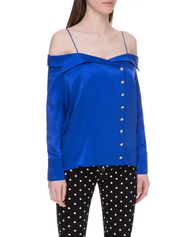 Balmain Шовкова блуза - Артикул: TF02676111S