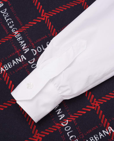 Dolce&Gabbana  Дитяча бавовняна сукня - Артикул: L53DL8-G7JI6-B