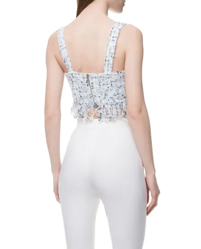 Balmain Твідовий топ - Артикул: SF20036K498