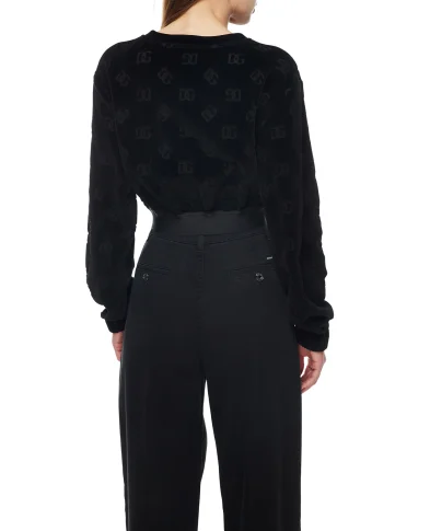 Dolce&Gabbana Велюровий топ - Артикул: F9O83T-FJ7DL