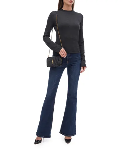 Saint Laurent Шкіряна сумка Lou Mini - Артикул: 748849-DV707
