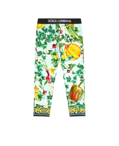 Dolce&Gabbana Детские леггинсы - Артикул: L5JP3J-G7I0R-B