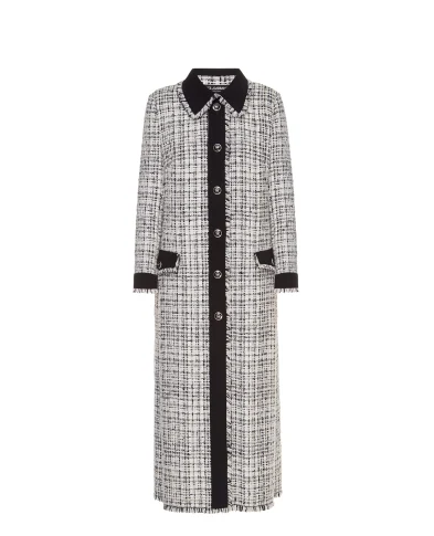 Dolce&Gabbana Твидовое пальто - Артикул: F0AA5T-FMMFT