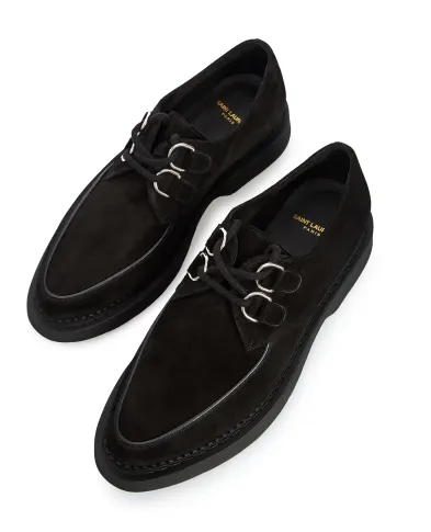 Saint Laurent Замшеві дербі Teddy - Артикул: 667606-2W500