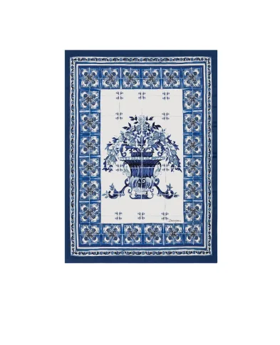 Dolce&Gabbana Плед из шелка и шерсти - Артикул: TCE012-TCA00