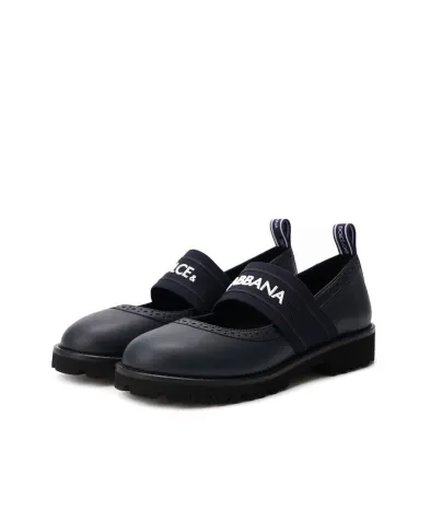 Dolce&Gabbana Детские кожаные туфли - Артикул: D10960-AW087-M