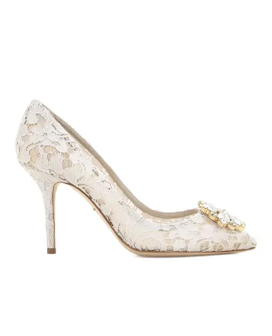 Dolce&Gabbana Мереживні човники Rainbow Lace - Артикул: CD0101-AL198