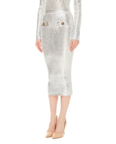 Balmain Шерстяная юбка - Артикул: WF0LD016K314