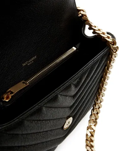 Saint Laurent Шкіряна сумка College Medium - Артикул: 600279-BRM07-