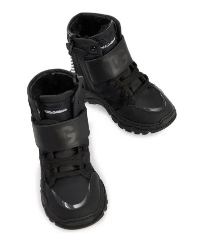 Dolce&Gabbana Детские хайтопы - Артикул: DA0984-AO555-M