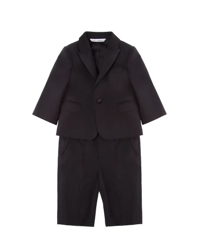 Dolce&Gabbana Дитячий вовняний костюм (піджак, штани) - Артикул: L11U49-FUBBG