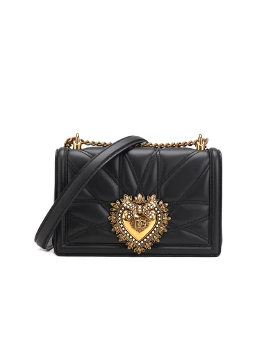 Dolce&Gabbana Шкіряна сумка Devotion Medium - Артикул: BB7158-AW437