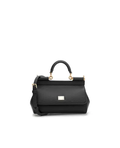 Dolce&Gabbana Шкіряна сумка Sicily Small - Артикул: BB7116-B1001