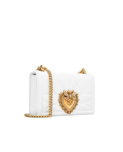 Dolce&Gabbana Кожаная сумка Devotion Medium - Артикул: BB6652-AV967