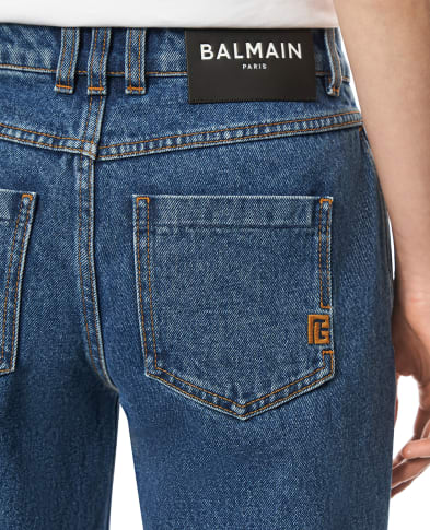 Balmain Джинси прямого крою - Артикул: GF1MI051DG08