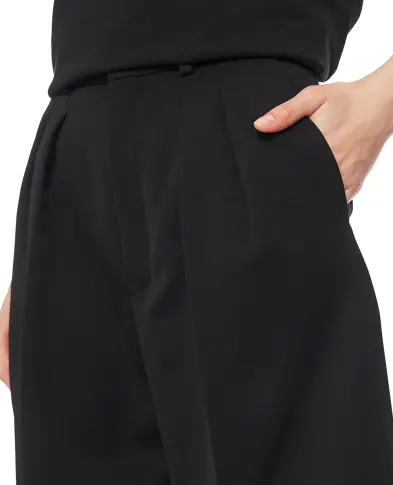 Saint Laurent Шерстяные шорты-бермуды - Артикул: 832489-Y7E63