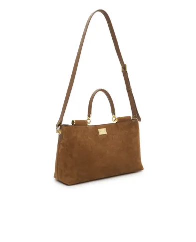 Dolce&Gabbana Сумка Vittoria из телячьей замши - Артикул: BB7896-A0775