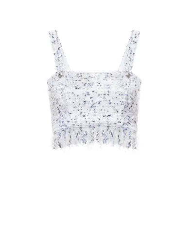 Balmain Твідовий топ - Артикул: SF20036K498