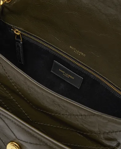 Saint Laurent Сумка NIKI Medium из телячьей кожи - Артикул: 633184-0EN07