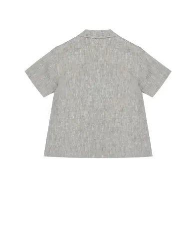 Dolce&Gabbana Дитяча сорочка з льону (костюм) - Артикул: L44S24-FU4LG-B