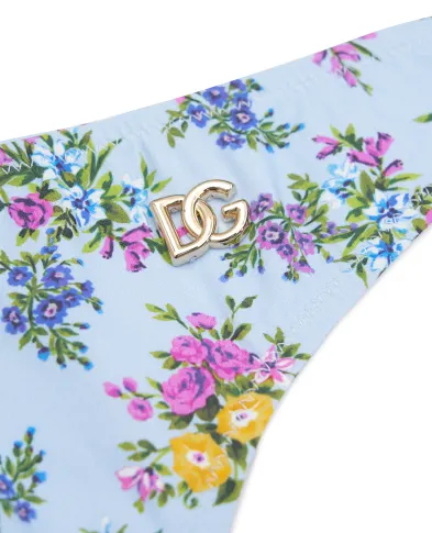 Dolce&Gabbana Купальник в цветочный принт - Артикул: O8A18J-ON0D2
