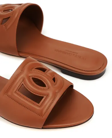 Dolce&Gabbana Шкіряні мюлі - Артикул: CQ0436-AY329